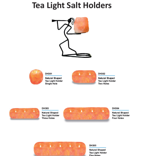Pink Salt Tea Light Holders